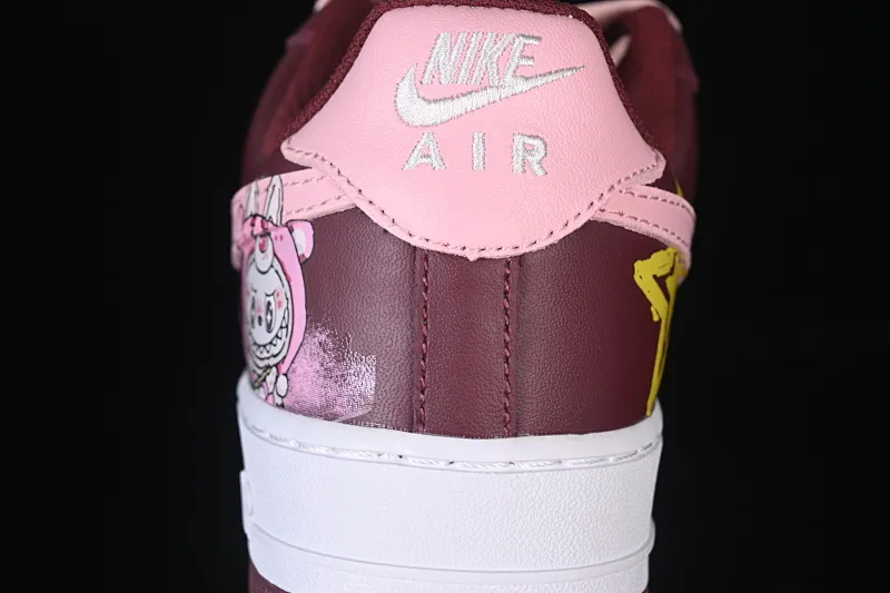 All categories Nk Air Force 1 Air Force series Nk Air Force 1 Low Air Force low-top Nike Air Force 1'07 Low "Berry Red" Hand-painted graffiti Berry red comics Air Force 1 low-top casual sports sneakers FD9925-611